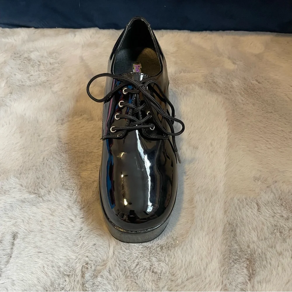 Funtasma Boots Mens 70s Platforms Black Floating Fish PIMP02 Left Shoe Only L 12 - Picture 2 of 10